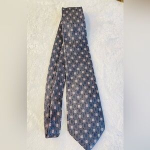 Paco Rabanne Paris Men's Gray Tie with Pink